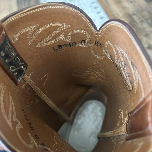 Lucchese Classics L8348 Ostrich Western Cowboy Boots Mens 6.5 D - Picture 6 of 12